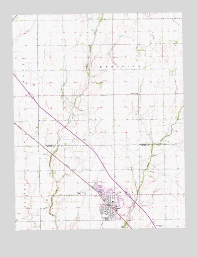 Hesston, KS USGS Topographic Map