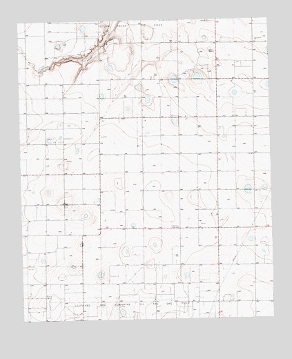 Hester Ranch, TX USGS Topographic Map