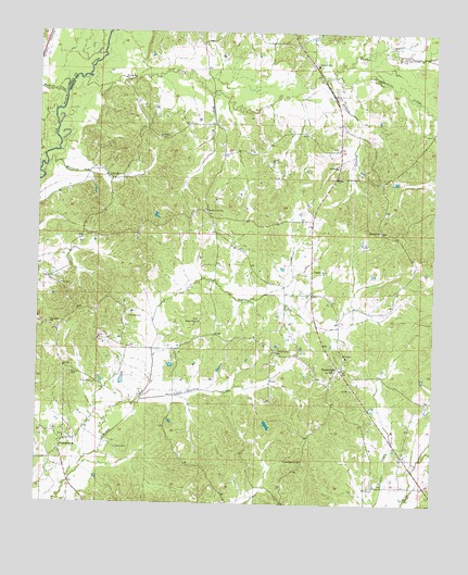 Hesterville, MS USGS Topographic Map