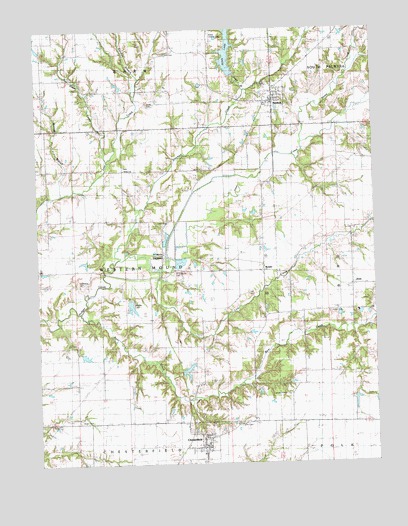 Hettick, IL USGS Topographic Map
