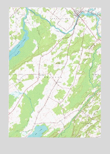 Heuvelton, NY USGS Topographic Map
