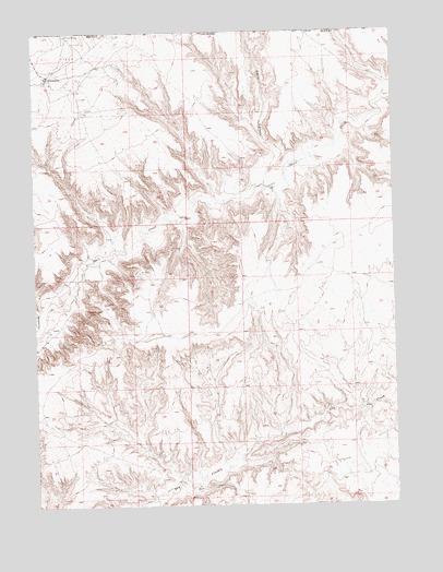Hiawatha, CO USGS Topographic Map