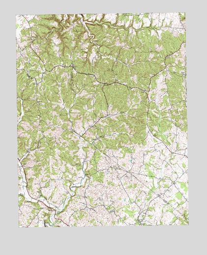 Hibernia, KY USGS Topographic Map