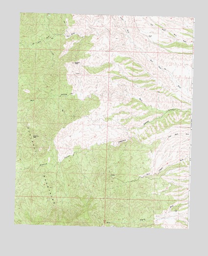 Hibernia Peak, AZ USGS Topographic Map