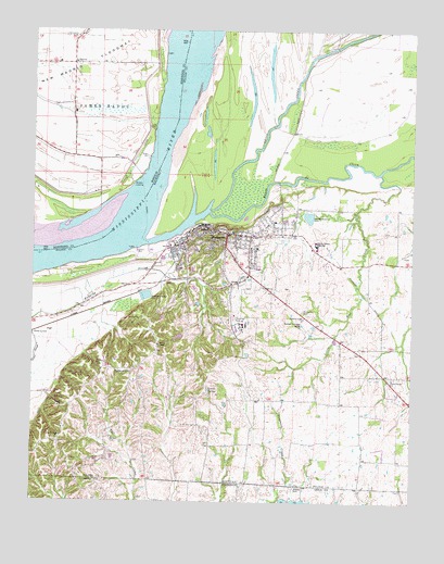 Hickman, KY USGS Topographic Map