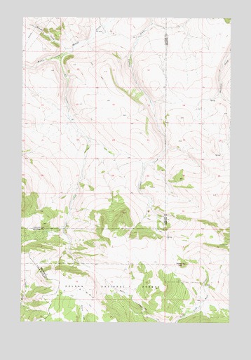 B K Ranch, MT USGS Topographic Map
