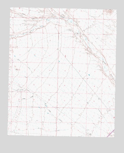Hickman Ranch, NM USGS Topographic Map