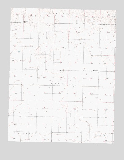 Hickok NW, KS USGS Topographic Map