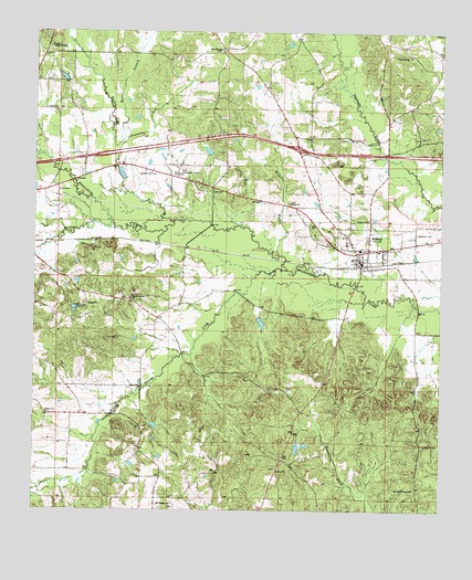 Hickory, MS USGS Topographic Map
