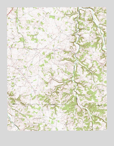 Hickory Flat, KY USGS Topographic Map