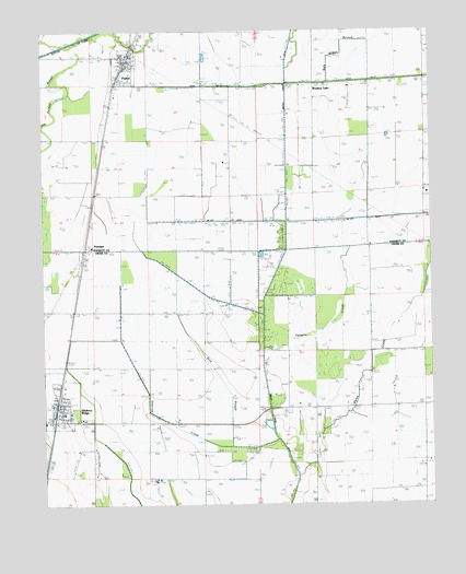 Hickory Ridge, AR USGS Topographic Map