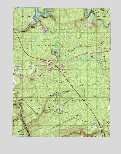 Hickory Run, PA USGS Topographic Map