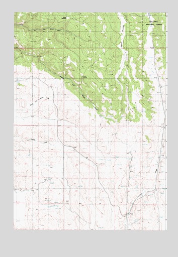 Hicks Spring, OR USGS Topographic Map