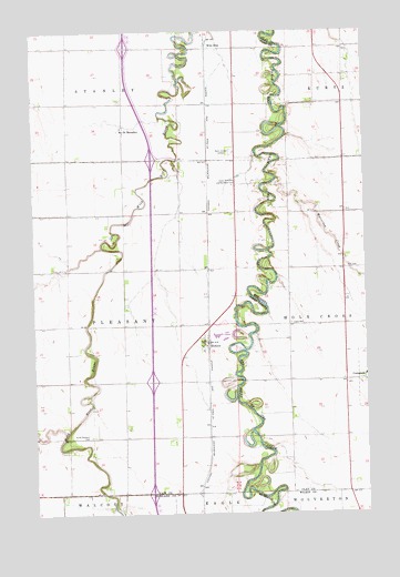 Hickson, ND USGS Topographic Map