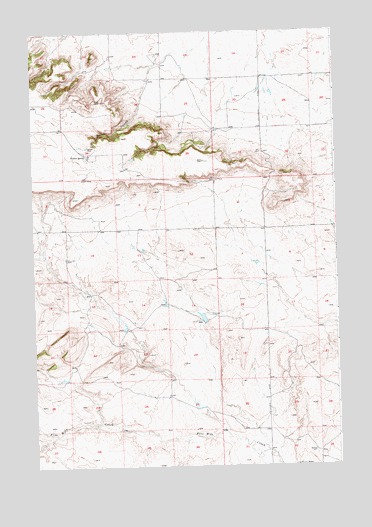 Hickson Ranch, MT USGS Topographic Map