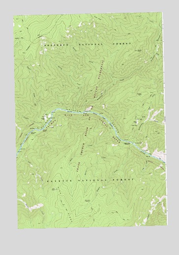 Hida Point, ID USGS Topographic Map