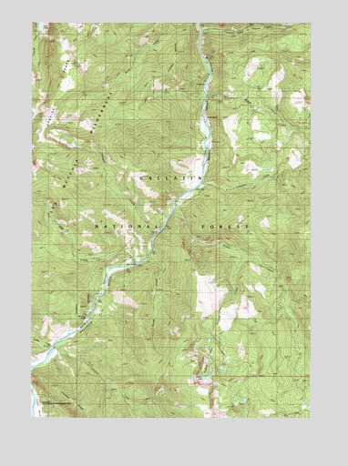 Hidden Lake, MT USGS Topographic Map