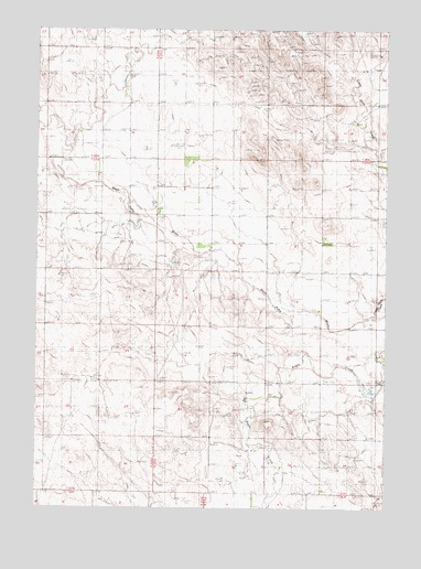 Hidden Timber NE, SD USGS Topographic Map