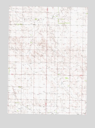 Hidden Timber SE, SD USGS Topographic Map