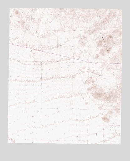 Hieroglyphic Mountains SW, AZ USGS Topographic Map