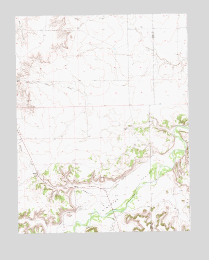 Higbee, CO USGS Topographic Map