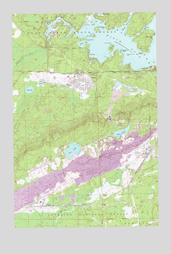 Babbitt, MN USGS Topographic Map