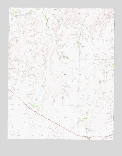 Higgins North, TX USGS Topographic Map
