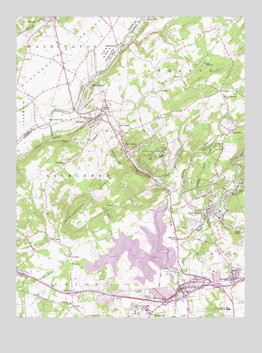 High Bridge, NJ USGS Topographic Map