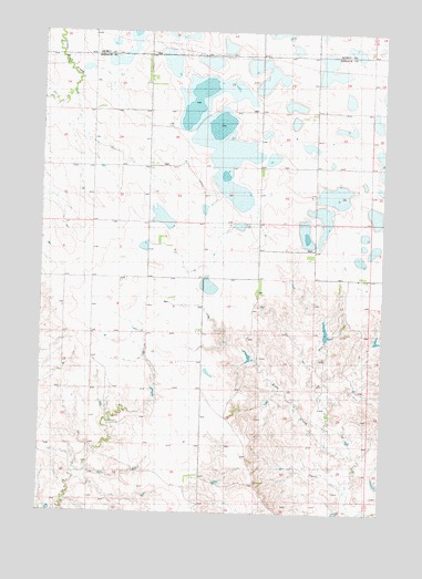 High Elk Hill NW, SD USGS Topographic Map