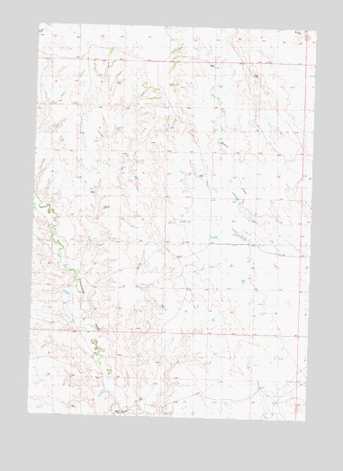 High Elk Hill SW, SD USGS Topographic Map