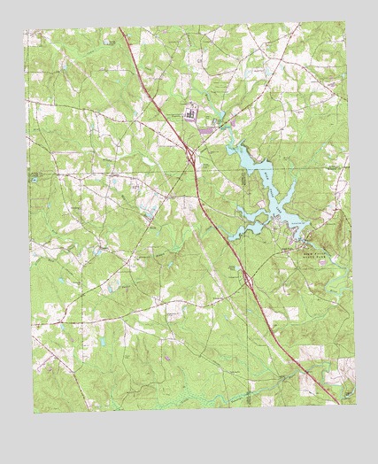 High Falls, GA USGS Topographic Map