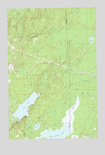 Babbitt SE, MN USGS Topographic Map