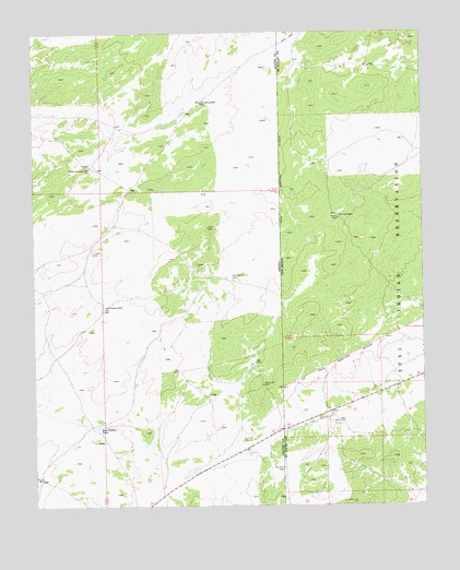 High Lonesome Well, AZ USGS Topographic Map