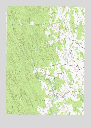 High Market, NY USGS Topographic Map