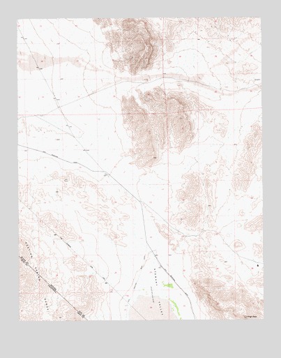 High Peak, NV USGS Topographic Map