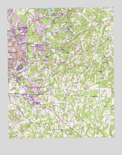 High Point East, NC USGS Topographic Map