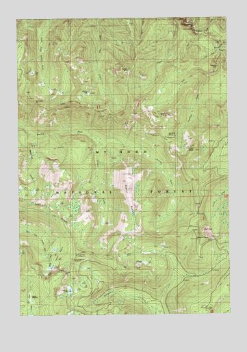 High Rock, OR USGS Topographic Map
