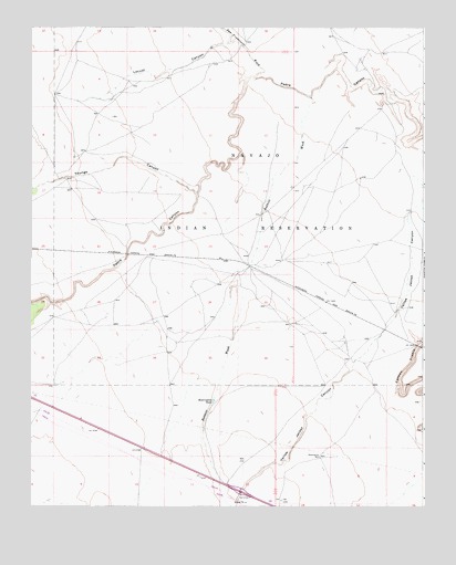 Babbitt Wash, AZ USGS Topographic Map