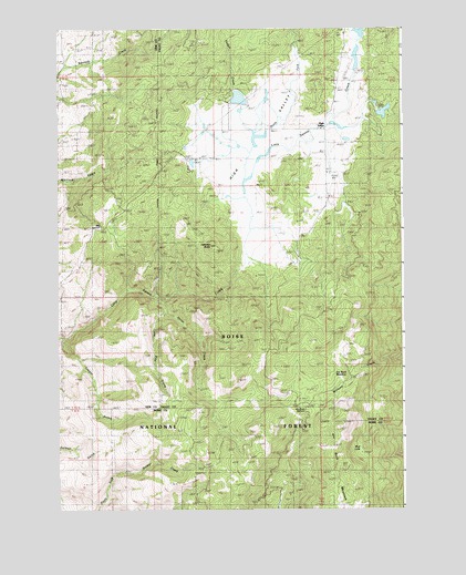 High Valley, ID USGS Topographic Map