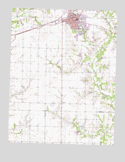 Highland, IL USGS Topographic Map