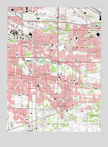 Highland, IN USGS Topographic Map