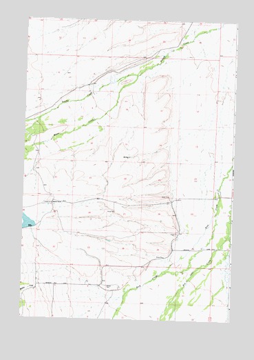 Highland Ranch, MT USGS Topographic Map
