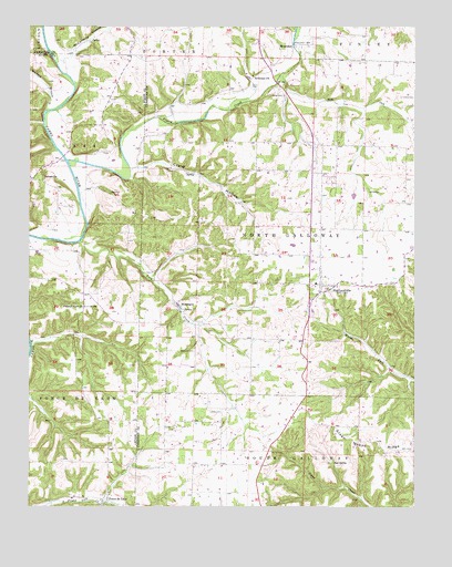 Highlandville, MO USGS Topographic Map