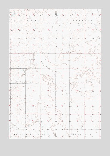 Highmore NE, SD USGS Topographic Map