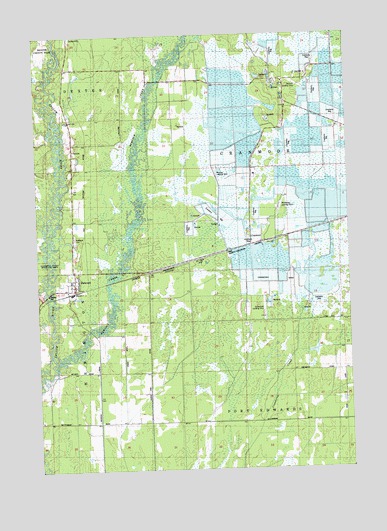 Babcock, WI USGS Topographic Map