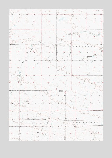 Highmore SE, SD USGS Topographic Map