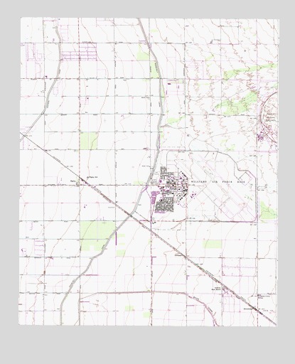 Higley, AZ USGS Topographic Map