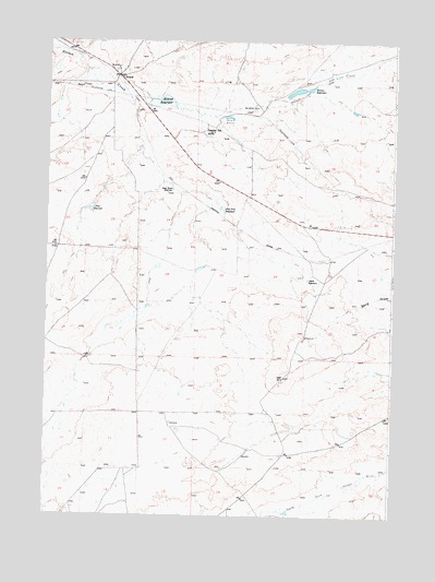 Hiland, WY USGS Topographic Map