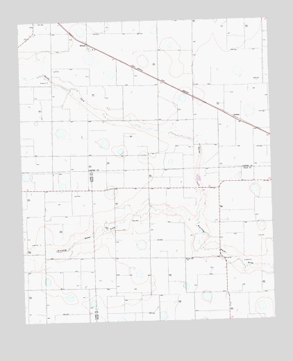 Hilburn, TX USGS Topographic Map