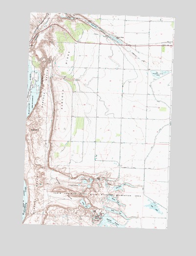 Babcock Ridge, WA USGS Topographic Map